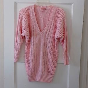 Artichoke Pink Womens Sweater Size Small